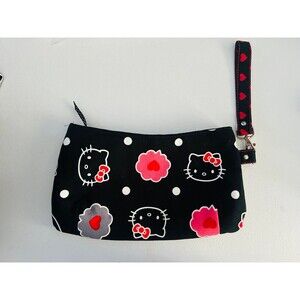 New! Hello Kitty Wristlet Pouch, Purse, Cosmetics, Essentials, Travel.